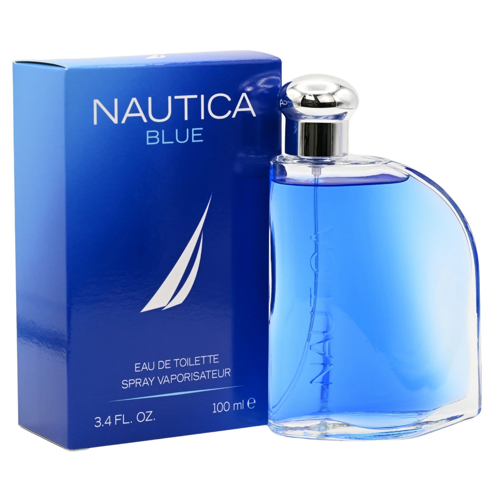 NAUTICA BLUE by Nautica 3.4 Oz EDT Cologne for Men New in Box