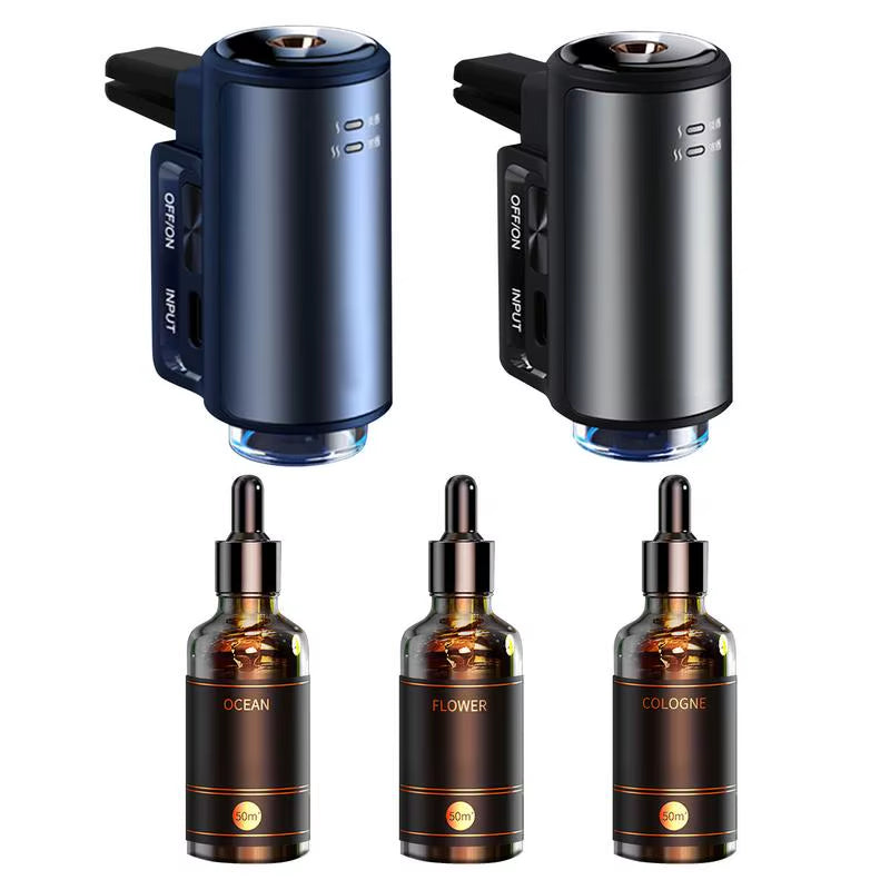 Car Electric Air Diffuser Aroma Auto Air Vent Air Freshener Humidifier Aromatherapy Car Perfume Fragrance Oil for Car Interior