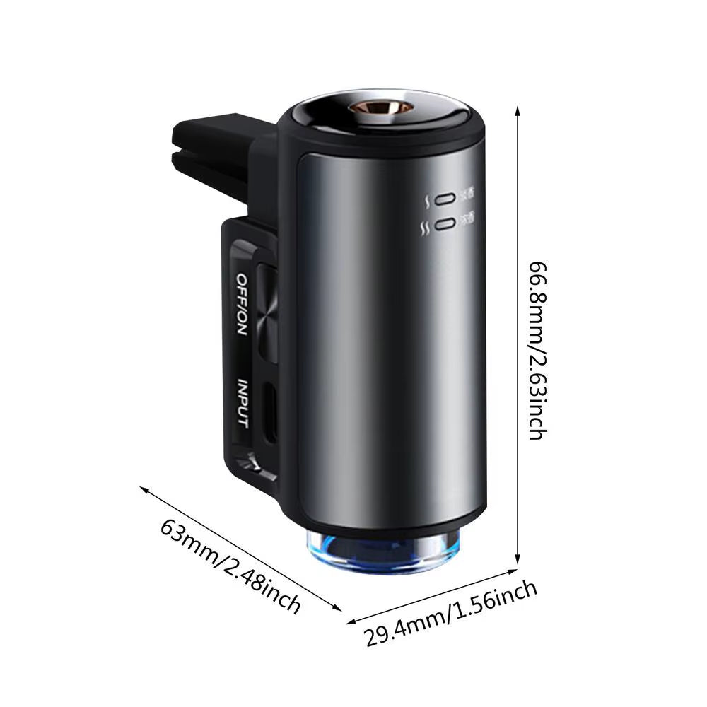 Car Electric Air Diffuser Aroma Auto Air Vent Air Freshener Humidifier Aromatherapy Car Perfume Fragrance Oil for Car Interior