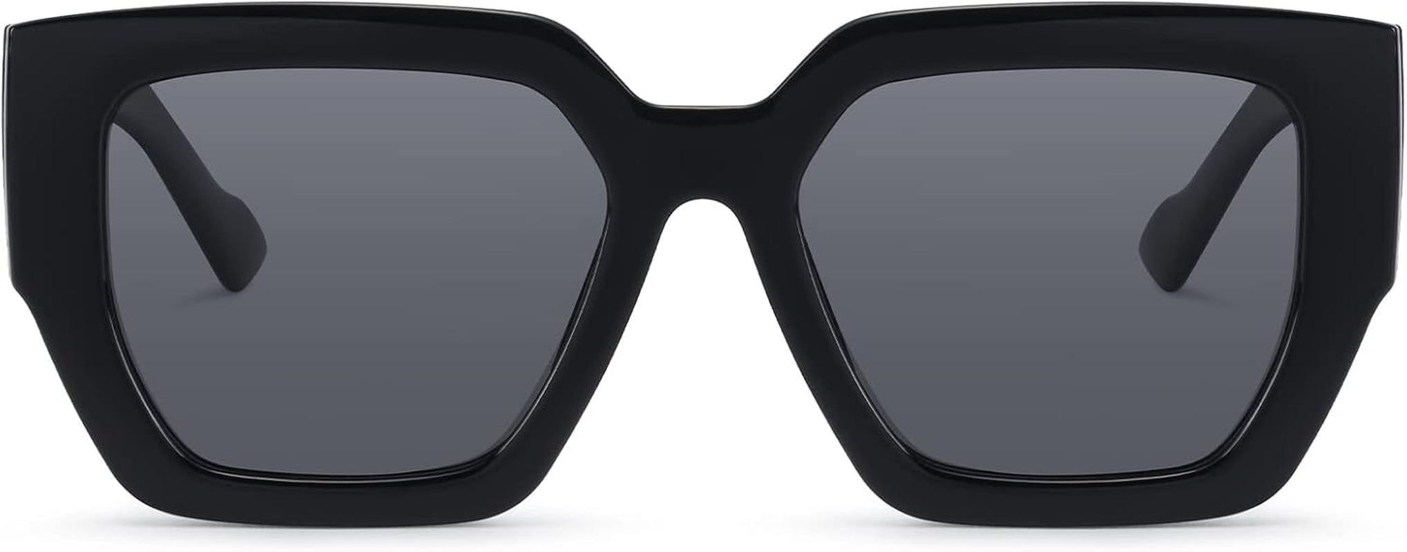 Oversized Square Polarized Sunglasses for Women Trendy Classic Retro Large Frame Sunglasses Ladies Shades UV400 Protection